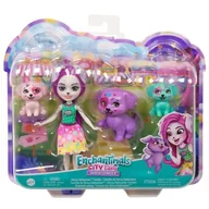 Lalki dla dziewczynek - Lalka Enchantimals City Tails Dessa i dalmatyńczyki HKN14 - miniaturka - grafika 1