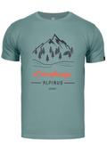 Koszulki sportowe męskie - Koszulka męska T-shirt Alpinus Polaris miętowy - miniaturka - grafika 1