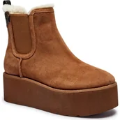 Sztyblety damskie - Guess Skórzane sztyblety JILAINE2 - miniaturka - grafika 1