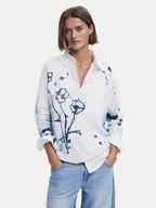 Swetry damskie - Desigual Sweter 25SWJF33 Écru Regular Fit - miniaturka - grafika 1