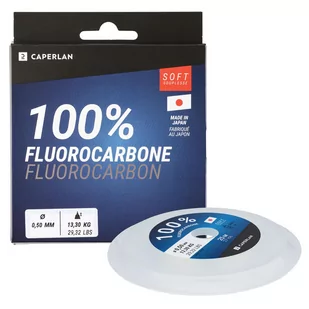 Żyłka fluorocarbonowa soft 100% Caperlan 25 m - Żyłki wędkarskie - miniaturka - grafika 1