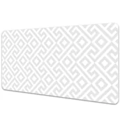 Podkładki na biurko - Ochronna mata na biurko Grecki ornament 90x45 cm - miniaturka - grafika 1