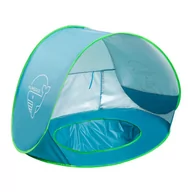 Namioty - Namiot plażowy dla dzieci z basenem HUMBAKA niebieski 117 x 79 x 70 cm - miniaturka - grafika 1
