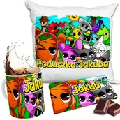 Czekolada - ZESTAW KUBEK PODUSZKA CZEKOLADA SPRUNKI NADRUK IMIĘ - miniaturka - grafika 1