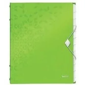 Teczki i skoroszyty - Leitz Allmix Teczka 12 przeródek A4 200k zielona WOW 46340054 - miniaturka - grafika 1
