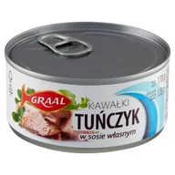 Konserwy i dania rybne - GRAAL Tuńczyk kawałki w sosie własnym 170g - miniaturka - grafika 1