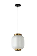 Lampy sufitowe - Lucide GOSSE Biała śr. 19,5cm. E27 Lampa wisząca 13435/01/31 - miniaturka - grafika 1