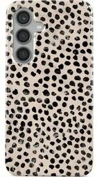 Burga Etui Almond Latte Tough do Galaxy S24, beżowy z czarnymi kropkami - Etui i futerały do telefonów - miniaturka - grafika 1