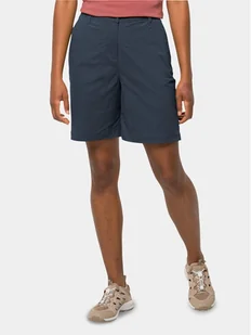 Jack Wolfskin Szorty sportowe Desert 1505312 Granatowy Relaxed Fit - Spodnie sportowe damskie - miniaturka - grafika 1