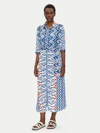 Sukienki - Iconique Sukienka koszulowa IC25-120 Kolorowy Regular Fit - miniaturka - grafika 1