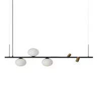 Lampy sufitowe - Lampa zwieszana TRASIMENO AZ5640 Azzardo LED/G9 10W 3000K czarny złoty biały - miniaturka - grafika 1