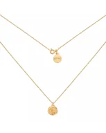 Naszyjniki - Złoty naszyjnik z różą - miniaturka - grafika 1