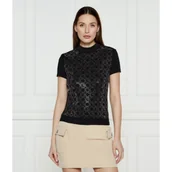 Bluzki damskie - GUESS Półgolf | Slim Fit - miniaturka - grafika 1