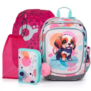 Topgal Komplet szkolny ENDY 24049 SET LARGE - Plecaki szkolne i tornistry - miniaturka - grafika 1
