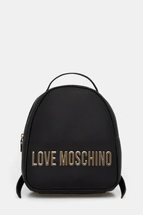 Love Moschino plecak damski kolor czarny mały z aplikacją JC4197PP0NKD0000 - Plecaki - miniaturka - grafika 1