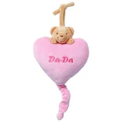 Maskotki i pluszaki - Teddykompaniet Da-Da, Pozytywka, różowa - miniaturka - grafika 1