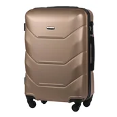 Walizki - [ A227 ] Walizka Średnia AMETHYST (M) Champagne - miniaturka - grafika 1