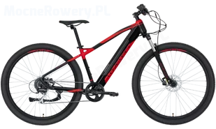Lovelec Alkor Czarno-czerwony 2022 - Rowery elektryczne - miniaturka - grafika 1
