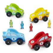 Samochody i pojazdy dla dzieci - Melissa & Doug, wyścigówki z kierowcami - miniaturka - grafika 1