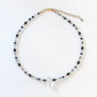 Naszyjniki - Naszyjnik - choker Protection z kryształem górskim - miniaturka - grafika 1