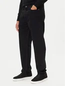 Spodnie męskie - Guess Jeans Jeansy M5BA90 D5R51 Czarny Relaxed Fit - miniaturka - grafika 1