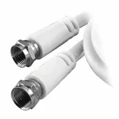 Kable komputerowe i do monitorów - Vivanco VVSAT15MMW kabel koncentryczny 1,5 m F-Typu Biały - miniaturka - grafika 1