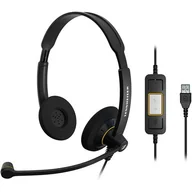 Słuchawki - Epos IMPACT SC 60 USB ML Czarne - miniaturka - grafika 1
