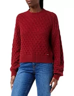 Swetry damskie - Pepe Jeans sweter damski beatrix, 286 burnt Red, XL - miniaturka - grafika 1