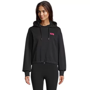 FILA Damska bluza z kapturem BURDUR Cropped Hoody, Black Beauty, 4XL - Bluzy damskie - miniaturka - grafika 1