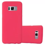 Etui i futerały do telefonów - Etui Pokrowiec Do Samsung Galaxy S8 PLUS Obudowa w FROST CZERWONY TPU Silikon Case Cover Ochronny Plecki Cadorabo - miniaturka - grafika 1