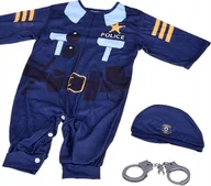 Zabawy w naśladowanie dorosłych - Jokomisiada Strój policjanta Mundur POLICJA przebranie na imprezę bal karnawał ZA5304 - miniaturka - grafika 1
