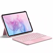 Akcesoria do tabletów i e-booków - inateck Keyboard iPad 11" iPad Air 4/5Gen Com. QWERTZ pink KB04122_PINK - miniaturka - grafika 1