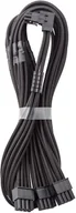 Akcesoria do komputerów stacjonarnych - CableMod C-Series Pro Anschlusskabel - Variante B, 90, 16-Pin zu 3x 8-Pin PCIe, schwarz - miniaturka - grafika 1