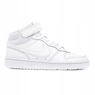 Buty sportowe damskie - Buty Nike Court Borough Mid 2, damskie skórzane białe CD7782-100 38 1/2 - miniaturka - grafika 1