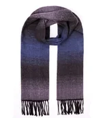 Spinki do mankietów i krawatów - Elegancki Szalik Męski Jodełka w Odcieniu Niebieskim z Poliakrylu - miniaturka - grafika 1