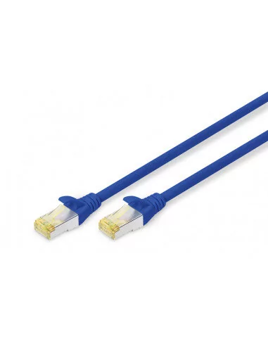 Kabel krosowy (patch cord) RJ45-RJ45, kat.6A, S/FTP, AWG 26/7, LSOH, 10m, niebieski, 1szt - Pozostałe akcesoria sieciowe - miniaturka - grafika 1