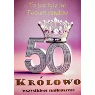 Kartki okolicznościowe i zaproszenia - Karnet Urodziny 50 3K - miniaturka - grafika 1