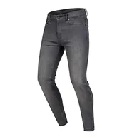 Odzież motocyklowa - OZONE MOTO Striker dżinsy motocyklowe dla mężczyzn, Flying Bats, ochraniacze na kolana, wstawki Kevlar Dupont, 5 kieszeni, slim fit - miniaturka - grafika 1