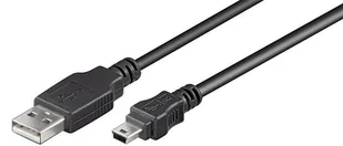 Kabel USB MicroConnect USB A Mini USB B 5P 1m M-M USBAMB51 - Kable USB - miniaturka - grafika 2