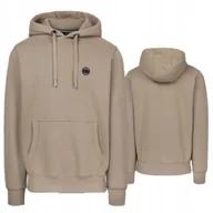 Bluzy męskie - PITBULL WEST COAST MĘSKA BLUZA Z KAPTUREM SMALL LOGO BEŻOWA XXL - miniaturka - grafika 1