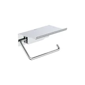Stojaki i wieszaki na papier toaletowy - Wieszak na papier toaletowy Legacy, chromowany szary, 13x8 cm - miniaturka - grafika 1