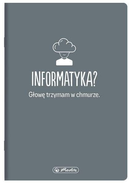 Zeszyt A5/60K kratka Informatyka 10szt EDUKAMP