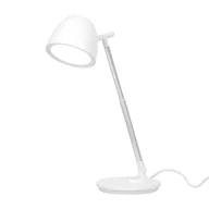 Lampy stojące - Biała lampka biurkowa, regulowana wysokość K-BL1528 BIAŁY z serii LOLEK - miniaturka - grafika 1