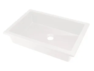 Deante Correo Umywalka podblatowa lub wpuszczana w blat 50x35 cm alabaster CQRAU5U - Umywalki - miniaturka - grafika 1