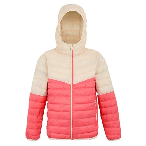 Regatta Dziecięca kurtka z kapturem Hillpack III z wysokiej jakości syntetyczną izolacją puchową z recyklingu, idealna na spacery, zajęcia na świeżym powietrzu i do codziennego użytku