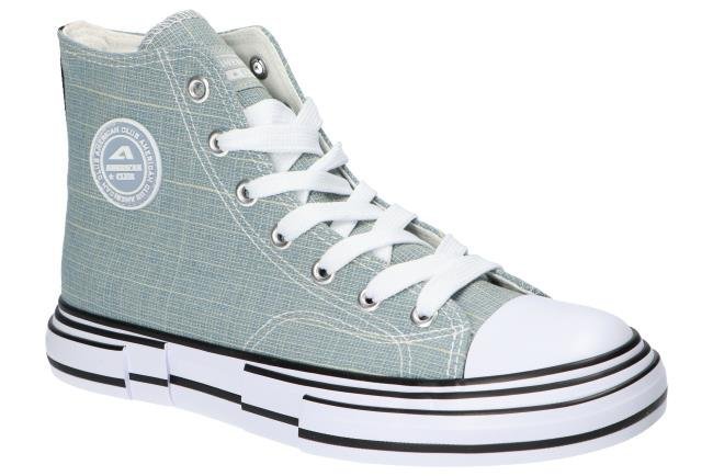 AMERICAN CLUB LH92 WYSOKIE TRAMPKI STYLOWE TENISÓWKI DAMSKIE NIEBIESKIE 40
