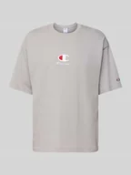 Koszulki męskie - T-shirt z wyhaftowanym logo - miniaturka - grafika 1