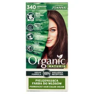Farby do włosów i szampony koloryzujące - Joanna Naturia Organic pielęgnująca farba do włosów 340 Herbaciany - miniaturka - grafika 1