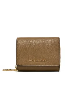 MICHAEL Michael Kors Mały Portfel Damski 32S4G8ED8L Brązowy - Portfele - miniaturka - grafika 1