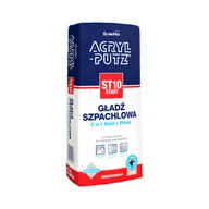 Gipsy i gładzie gipsowe - Gładź szpachlowa ACRYL-PUTZ ST10 START 2.5 kg ŚNIEŻKA - miniaturka - grafika 1